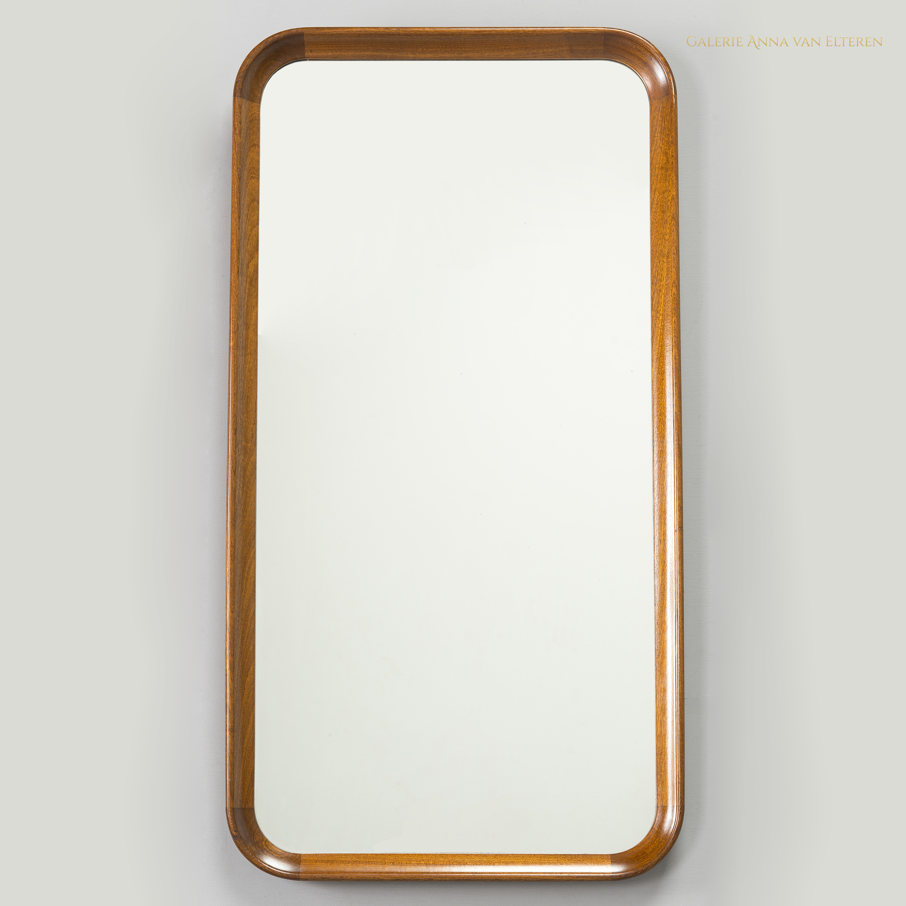 Scandinavian modern mirror by Olof Ottelin