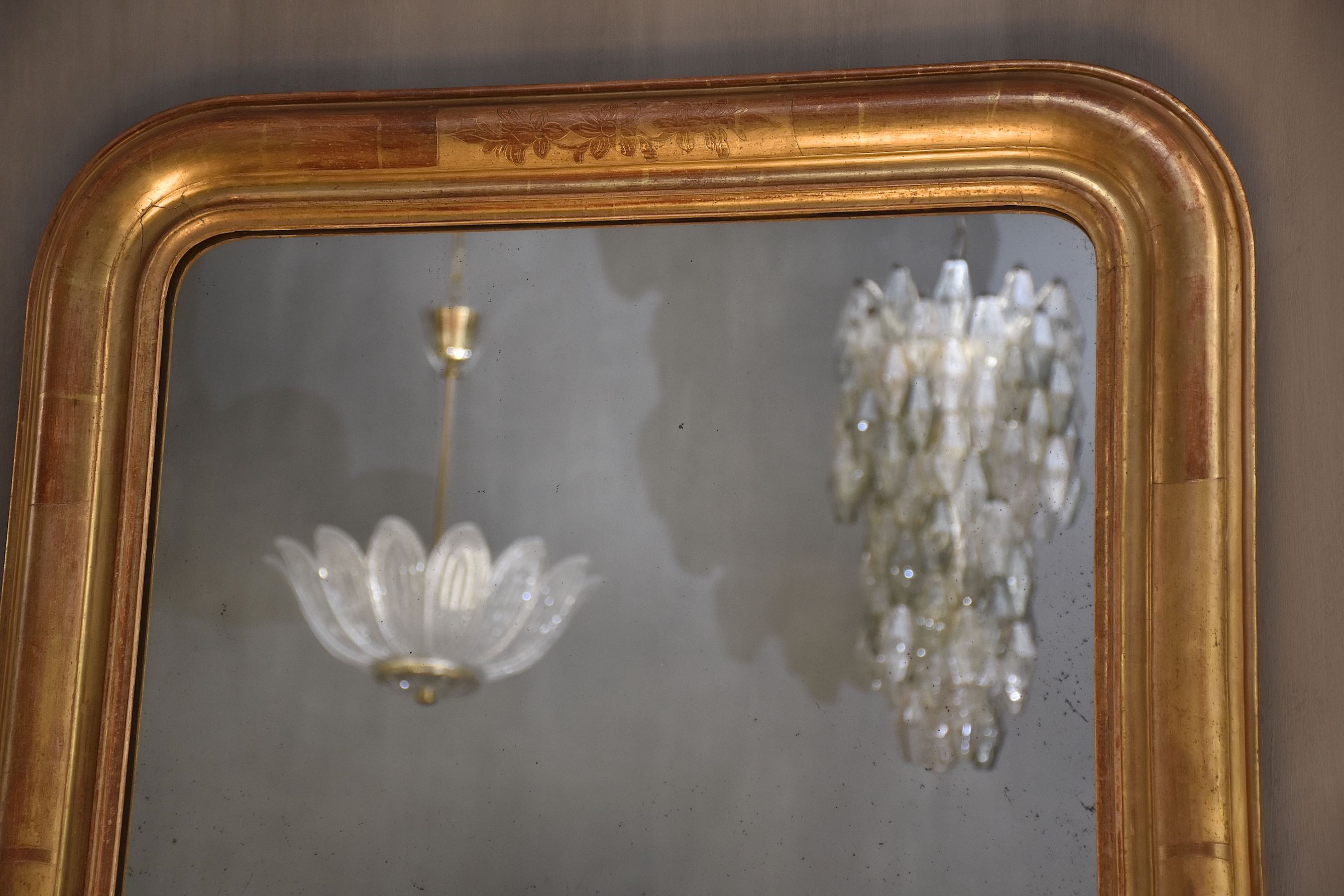 19th c. French mirror Louis-Philippe