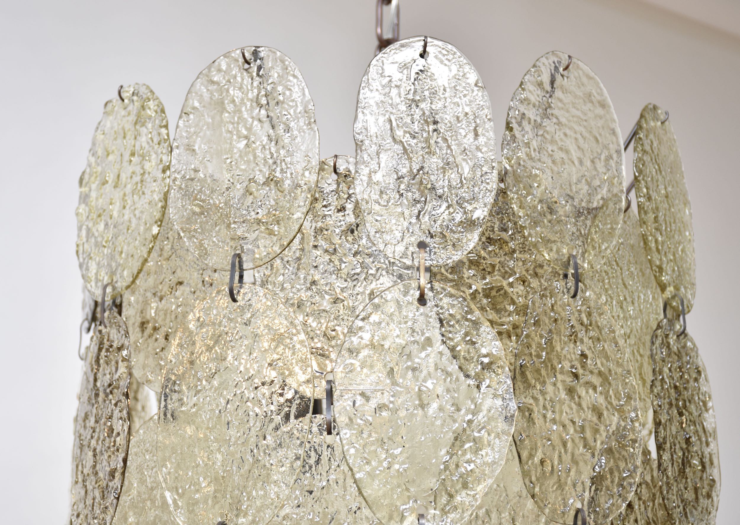 Large Murano chandelier by Vistosi