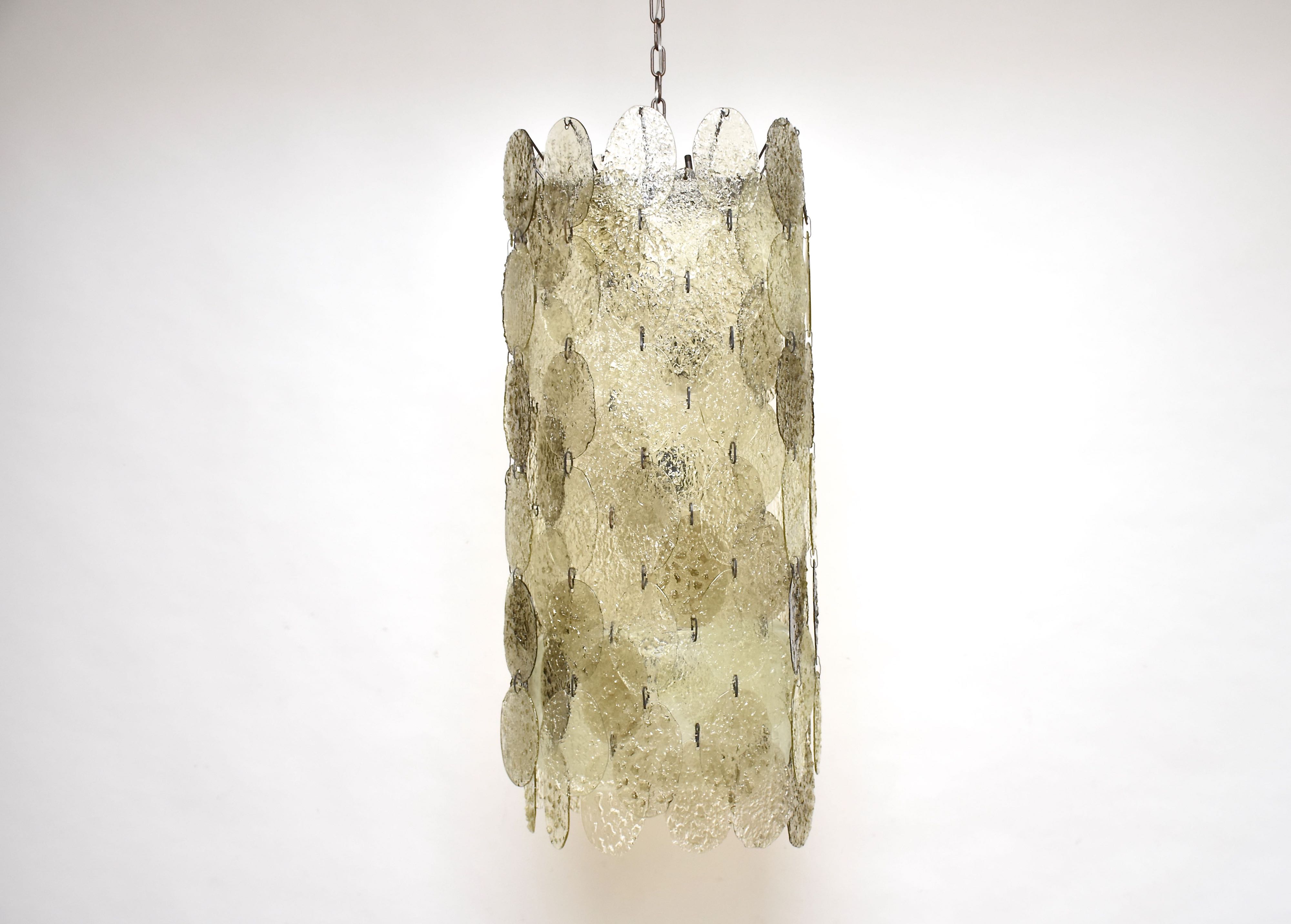 Large Murano chandelier by Vistosi