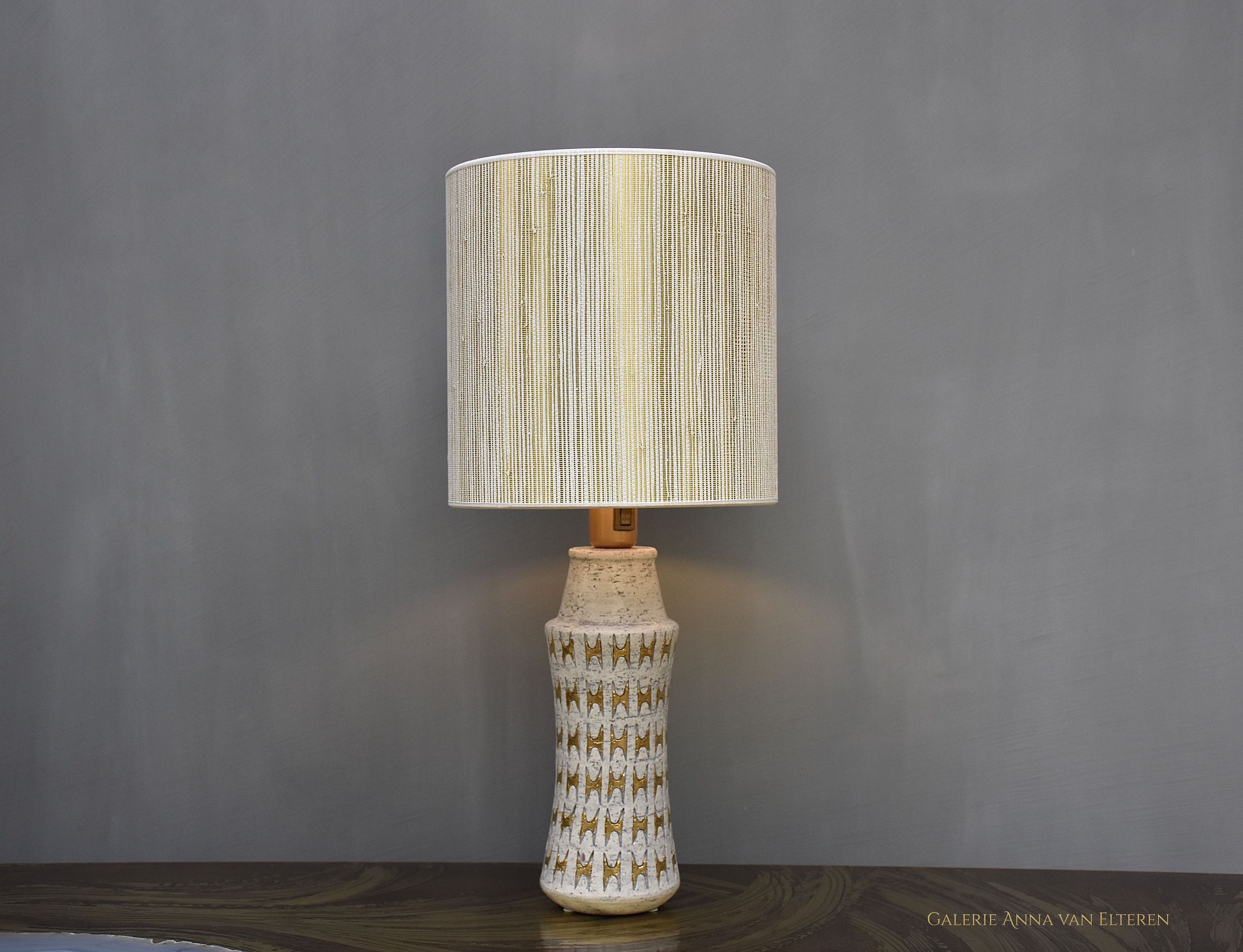 Mid-century ceramic table lamp by Bitossi