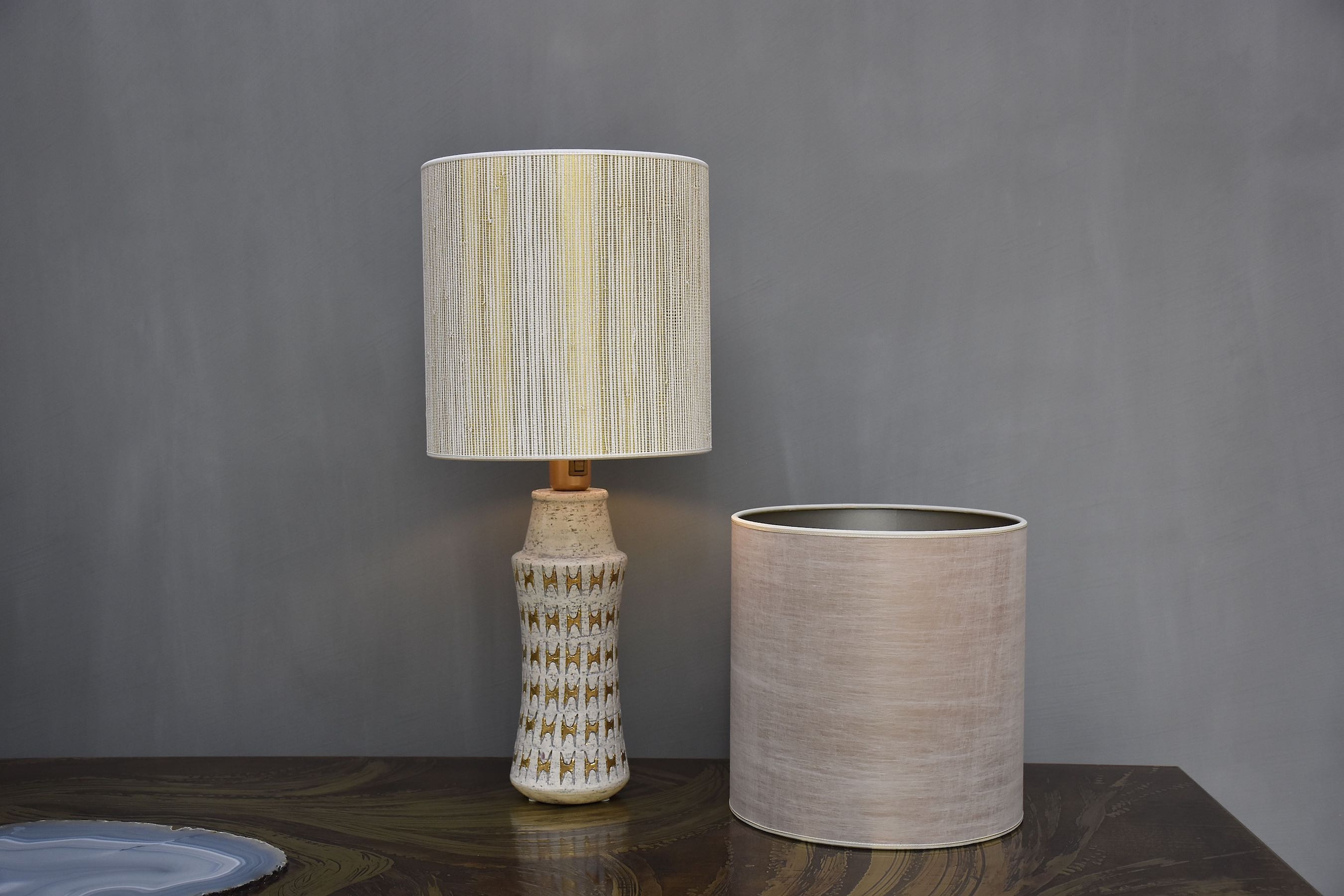 Mid-century ceramic table lamp by Bitossi