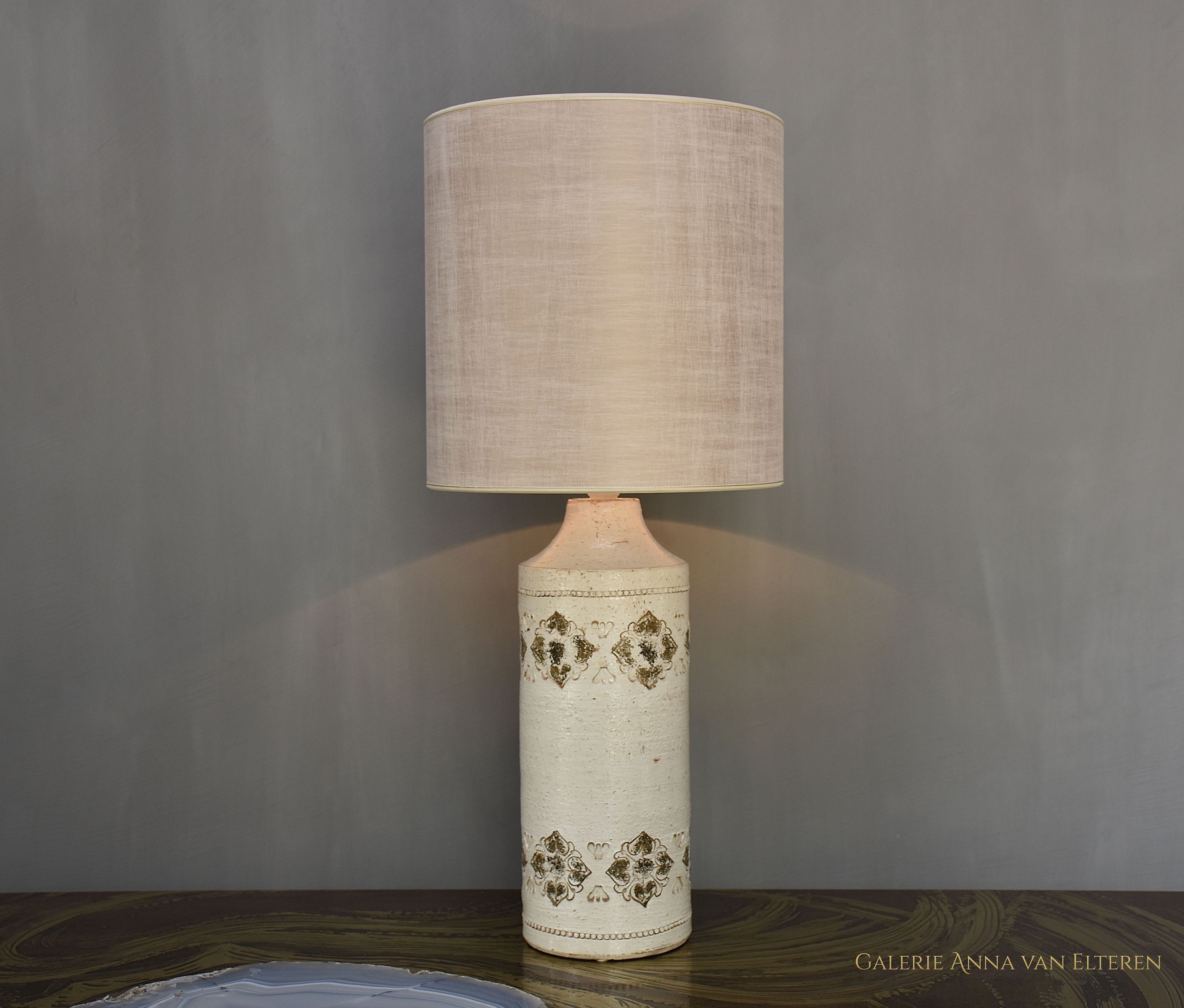 Mid-century ceramic table lamp by Bitossi