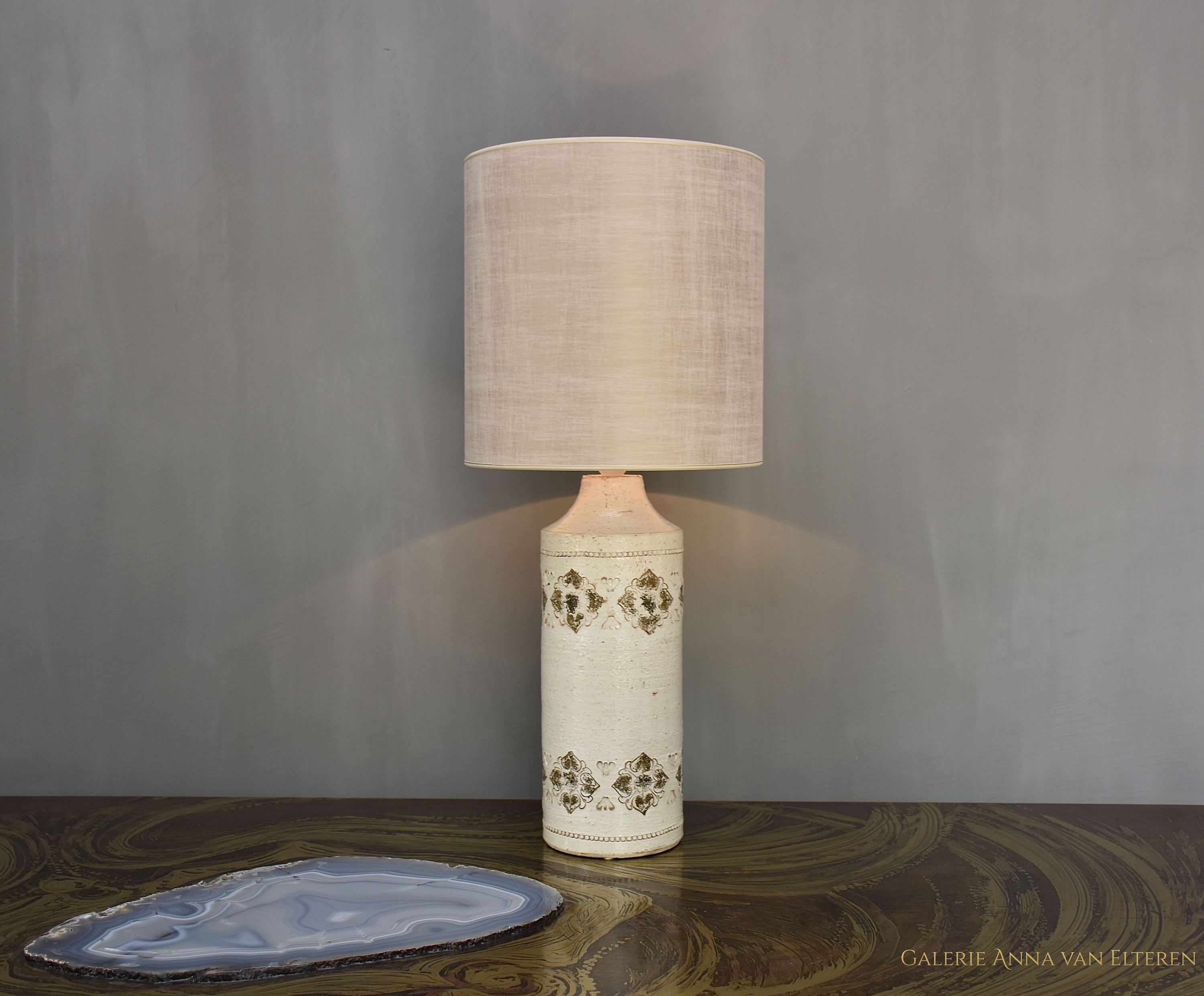 Mid-century ceramic table lamp by Bitossi