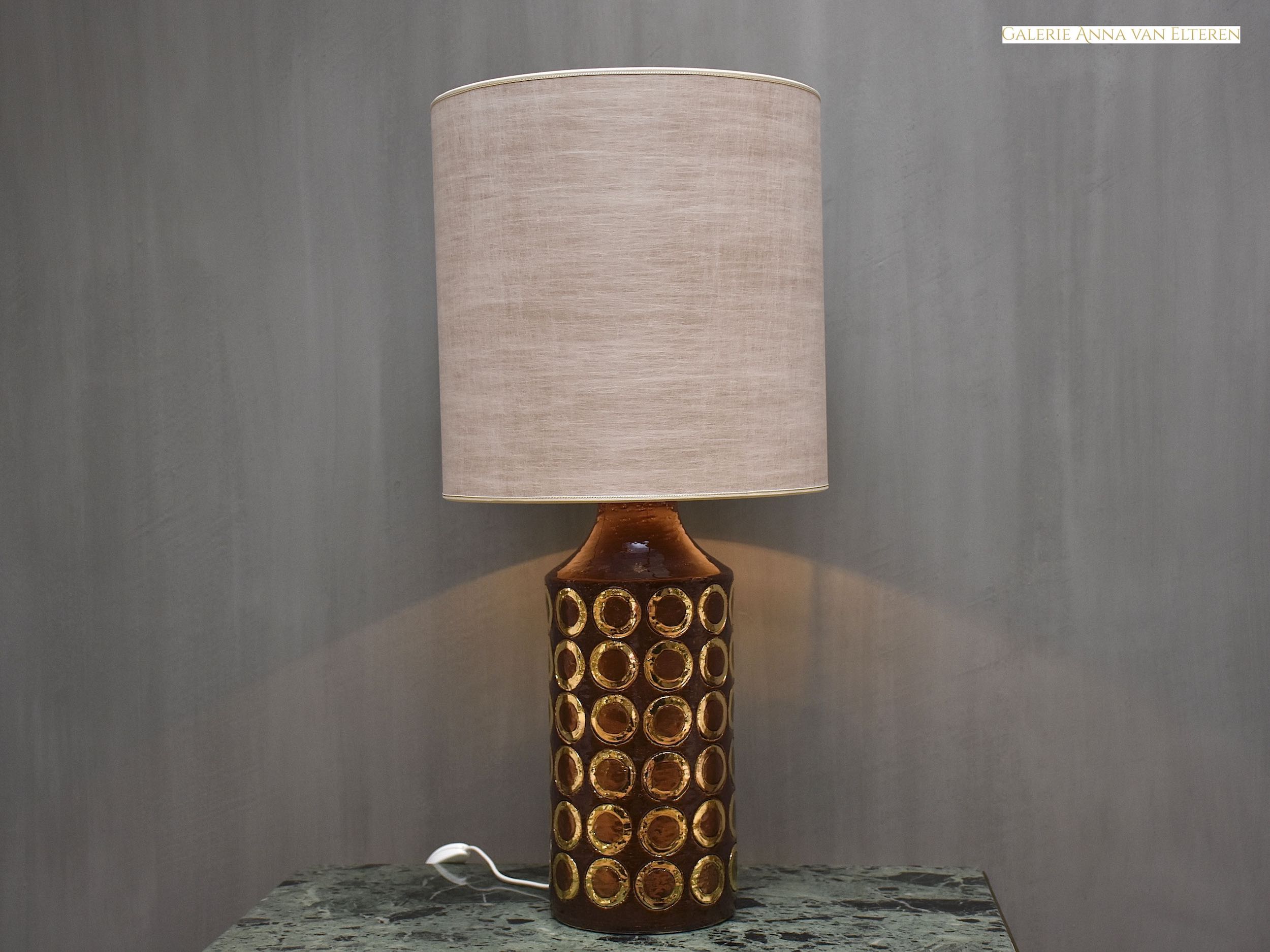 Mid-century ceramic table lamp by Bitossi