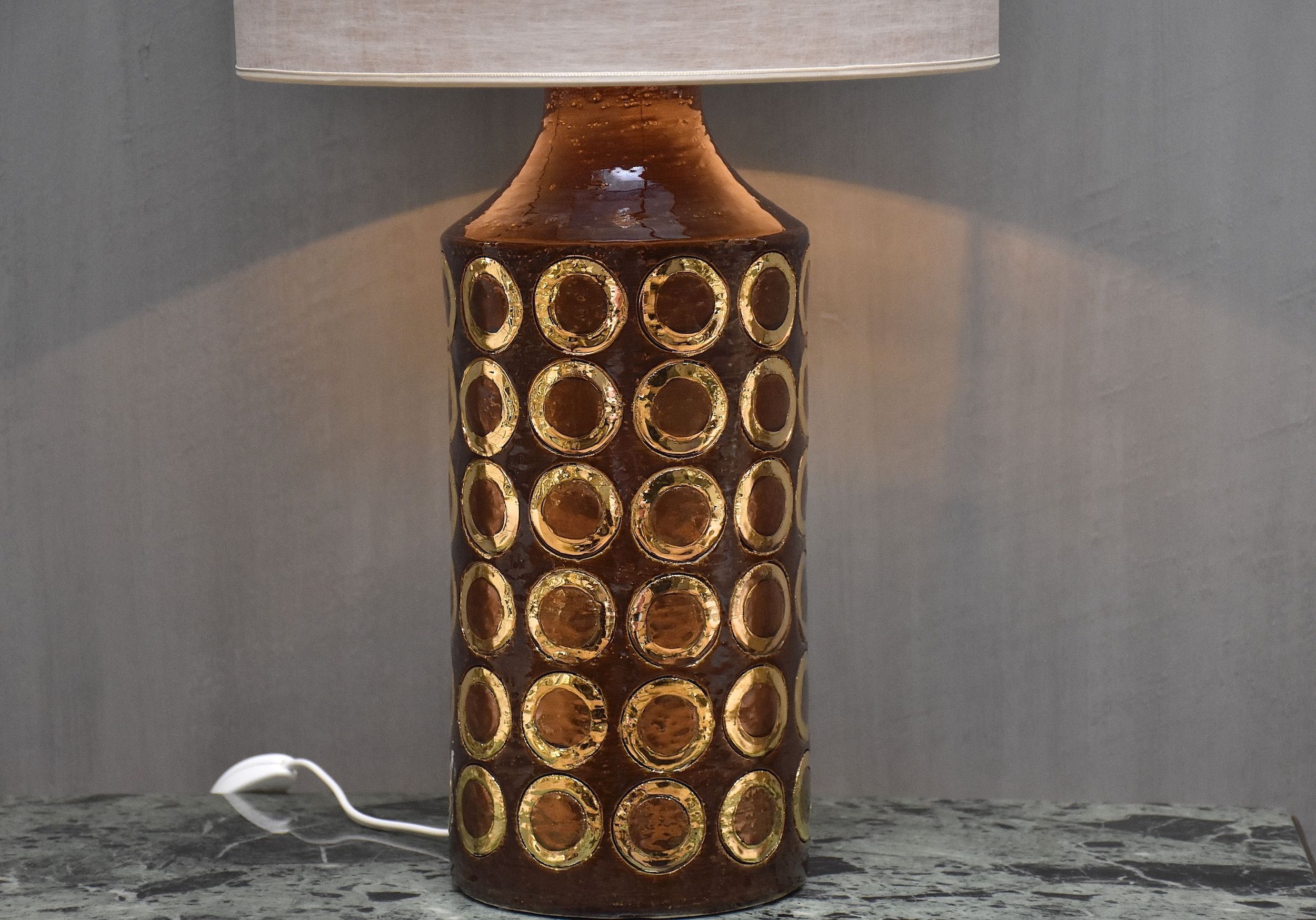 Mid-century ceramic table lamp by Bitossi