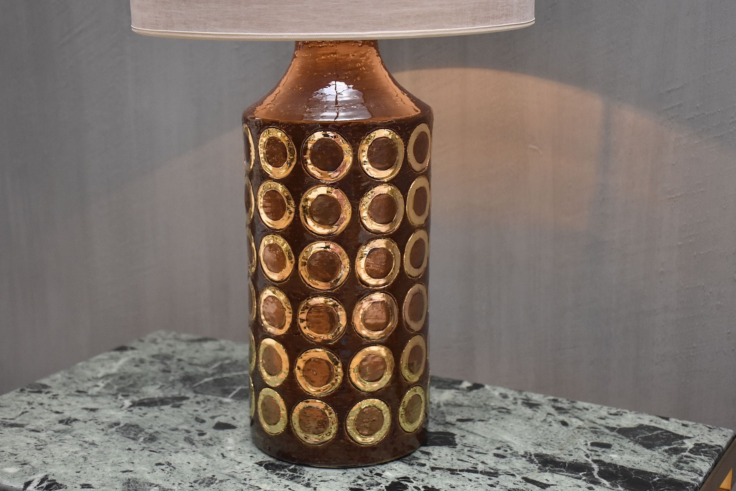 Mid-century ceramic table lamp by Bitossi